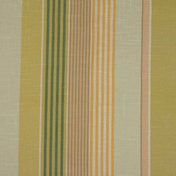 Phoebe Printed Vertical Stripe Linen Custom Made Curtains - Curtains