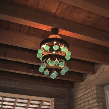 Chandelier in Green
