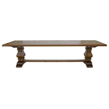 Solid Pine Yorkshire Dining Table, 96"