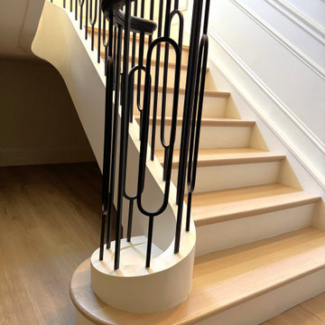 Project #134 | Straight Staircase with Elliptical Stringer