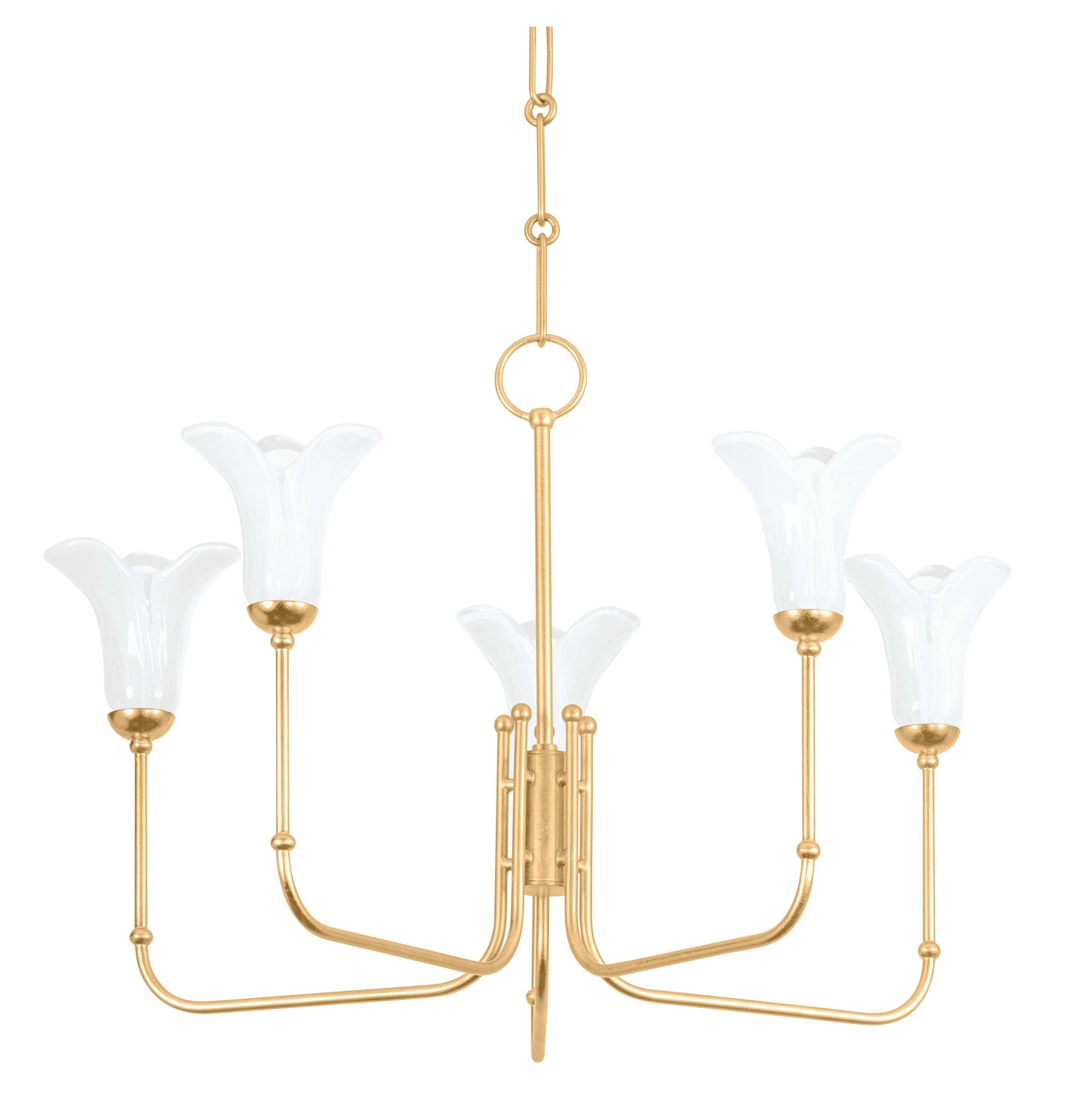 Hudson Valley Lighting 3345 Montclair 5 Light 30"W Chandelier ...