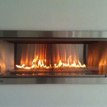 Contemporary fireplaces we have completed