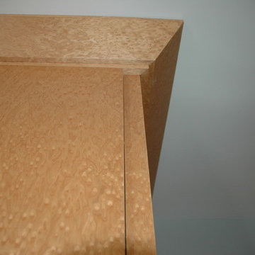 Contemporary Birdseye Maple Kitchen