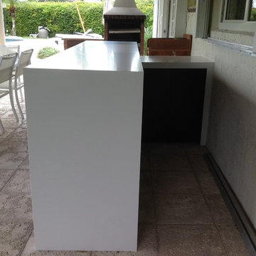Zetti Quartz Outdoor Bar Kitchen Counter