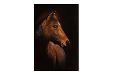 "Le Magnifique" - Horse oil painting