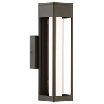 Access Lighting - Soll 14" Wall Sconce, Oil Rubbed Bronze, Opal Glass, Marine Grade, Dedicated LED - Access Lighting is a contemporary lighting brand in the home-furnishings marketplace.  Access brings modern designs paired with cutting-edge technology, at reasonable prices.