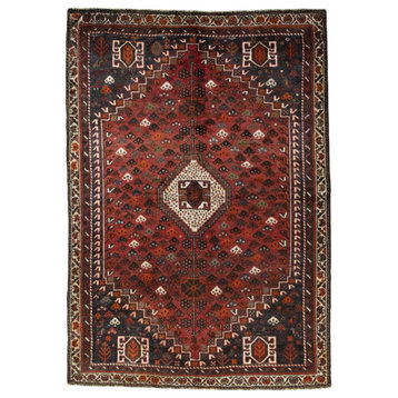 Persian Rug Shiraz 6'11"x4'11" Hand Knotted