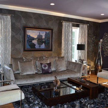 Warm Modern Living Room