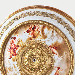 uDecor.com - Michelangelo Medallion - BRRD-20-030LS - Ceiling Medallions