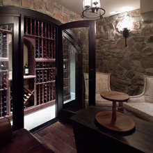 Wine cave door