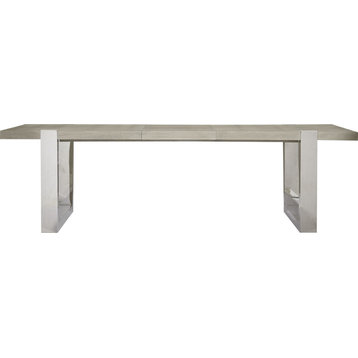 Modern Desmond Dining Table - Stainless Steel