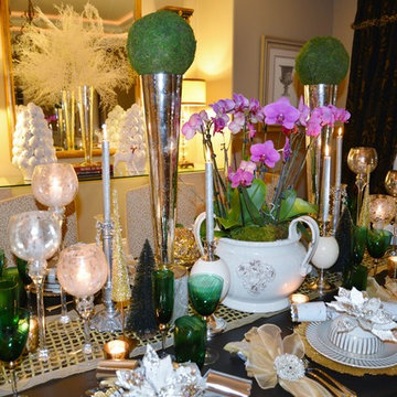 MY 2014 CHRISTMAS TREE, REINDEER & TABLE SETTINGS