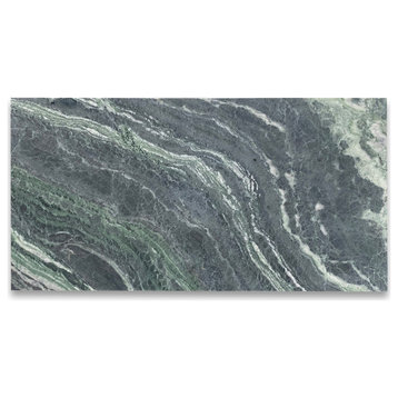 Sagano Vibrant Green Marble 12x24 Tile Honed, 100 sq.ft.