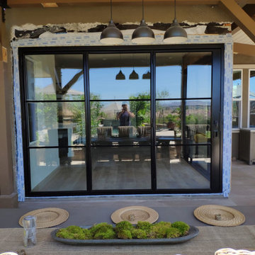 TWO BEAUTIFUL BI-FOLD DOORS FOR A HOME REMODELATION