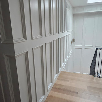 Traditional Wall Paneling with White Oak Architectural Details