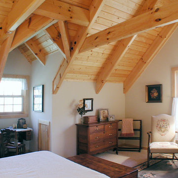 Farmhouse style log home