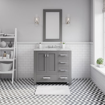 Madison Cashmere Grey Bathroom Vanities