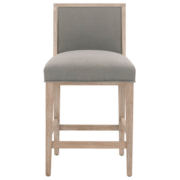 Essentials For Living Traditions Martin Counter Stool, Grey-Set of 2