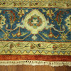 New Antiqued 9'x12' Red & Blue Heriz Serapi Hand Knotted Wool Oriental Rug H3273