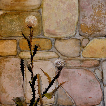 Wall decoration for a private gallery in Zürich.
