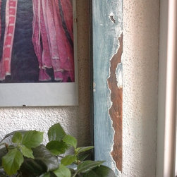 Decorative Shelf made from Salvaged Window Sash (detail) - Display And Wall Shelves 