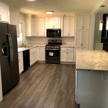 Bettendorf Flip Home-Koch Cabinets Painted Ivory and Fog