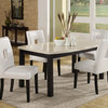 Homelegance Archstone 60 Inch Dining Table with Faux Marble Top