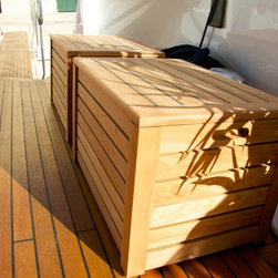 Teak Yacht Storage Chests - Furniture