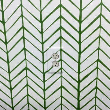 Wallcovering Installation of Serena & Lily Feathers