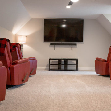 Cinema Theater Room - Attic Renovation