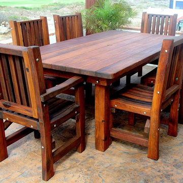 San Francisco Redwood Patio Table