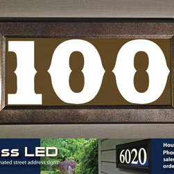 Address LED - illuminated house numbers - House Numbers