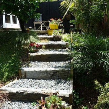 Simple informal steps provide easy access