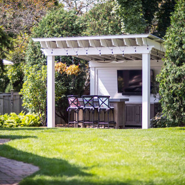 Backyard Gazebo Bar + Patio