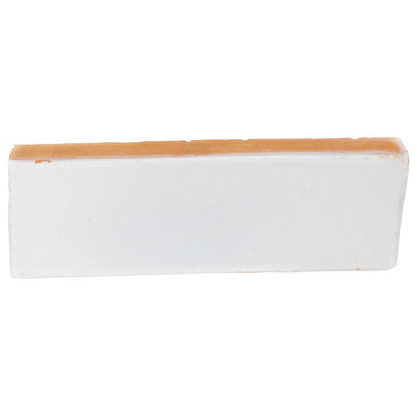 Hand Painted 2x6 Solid Color Moroccan Tile ,Off-white