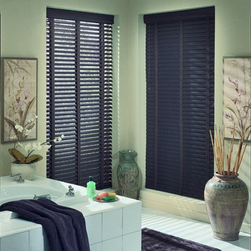 Soothing Aluminum Blinds for the bath