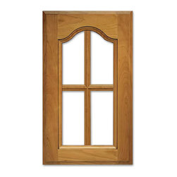Bordeaux with French Lites from CabinetNow.com shown in Cherry - Kitchen Cabinetry