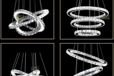 NEW Arrival! Diamond Rings Series/ LED, High Power  Grade A, Crystal Chandeliers