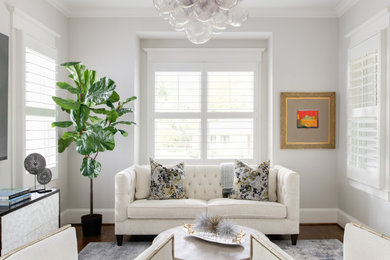 Example of a transitional living room design in DC Metro