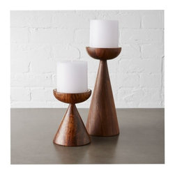 baltic pillar candle holders | CB2 - Candles