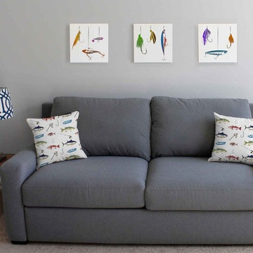 Fishing Lures Canvas Wall Art Sets