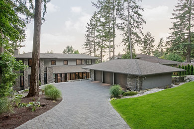 Example of a trendy exterior home design in Vancouver