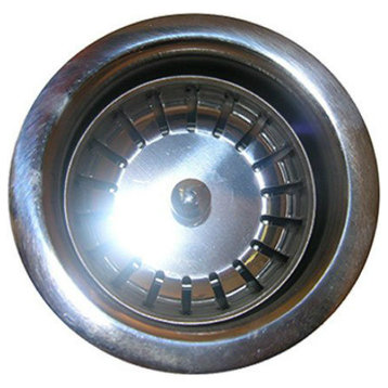 Lasco 03-1151 Stainless Steel Kitchen Basket Sink Strainer, 3-1/2"