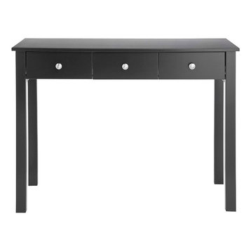 3-Drawer Dressing Table, Black