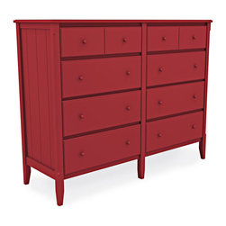 Eight Drawer Cottage Dresser - Dressers