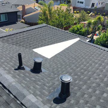 Black Asphalt Roof Project