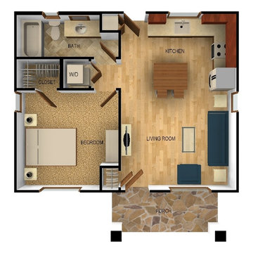 Casita / Guest House Floorplan