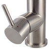 Stainless Steel Commercial Spring Kitchen Faucet With Pull Down Shower Spray