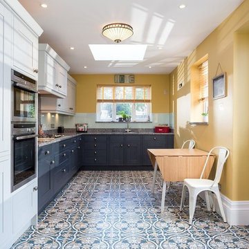 Milton In-Frame Kitchen in Charcoal and Partridge Grey