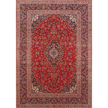Pasargad Home AZ Hand-Knotted Lamb's Wool Area Rug, 7'10"x11'3"